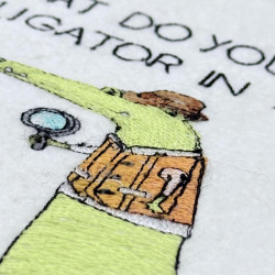 Alligator Investigator Funny Pun