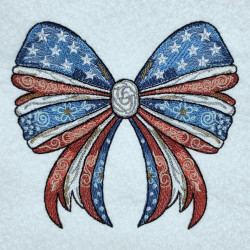 American Flag Bow