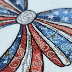 American Flag Bow
