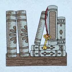 Ancient Secret Bookshelf Panel