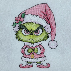 Angry Christmas Thief Girl