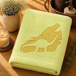 Apatosaurus Dinosaur Silhouette  Embossed