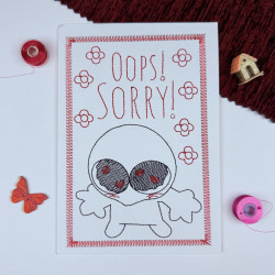 Apology Cardstock