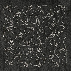 Aquarium Fishes Quilting Pattern