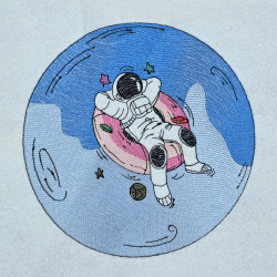 Astronaut Chilling In The Sky