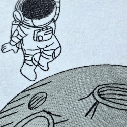 Astronaut Exploring Moon