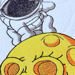 Astronaut On Skull Moon