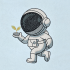 Astronaut With Plant