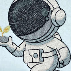 Astronaut With Plant