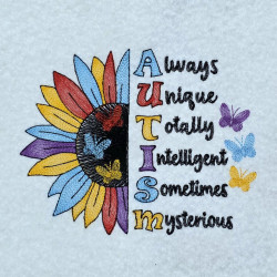 Autism Awareness Sunflower Quote