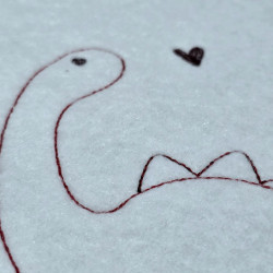 Baby Dinosaur Line Art