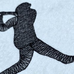 Baseball Batter Swing Silhouette