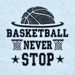 Basket Ball Never Stops Quote