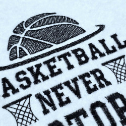 Basket Ball Never Stops Quote