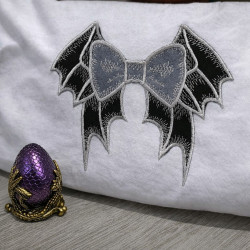 Bat Wing Bow Applique