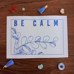 Be Calm Eucalyptus Cardstock