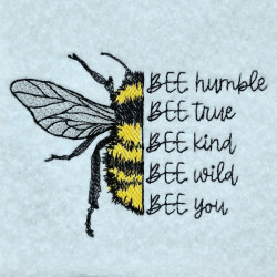 Bee Kind Honey Bee Inspiration Quote
