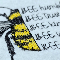 Bee Kind Honey Bee Inspiration Quote