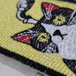 Big Yellow Eyes Cat ITH Bookmark
