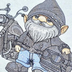 Biker Gnome With Leather Jacket