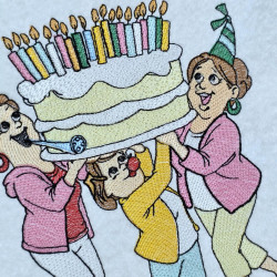 Birthday cake Celebration Scene
