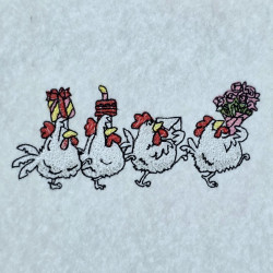 Birthday Celebration Chickens Parade