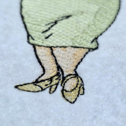 Birthday Lady With Cake Hat