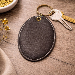 Blank Oval Key Fob