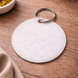 Blank Round Key Fob Frame
