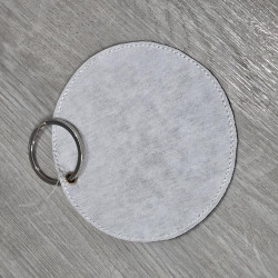 Blank Round Key Fob Frame