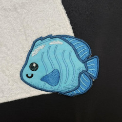 Blue Fish Applique FSA