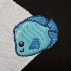 Blue Fish Applique FSA