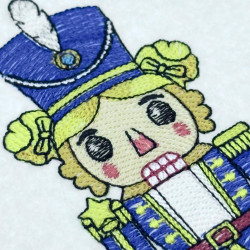 Blue Girl Nutcracker Soldier