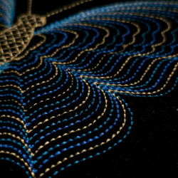Blue Gold Wing Blending Butterfly