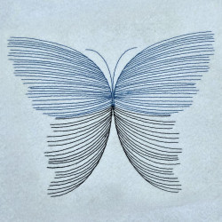 Blue Lavender Blending Butterfly