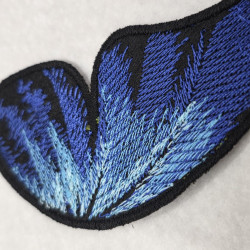 Blue Morpho Butterfly ITH Shoe Wing