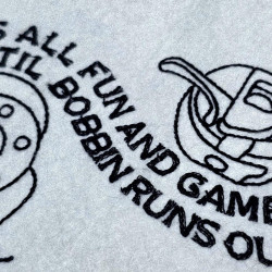 Bobbin Runs Out Sewing Quote