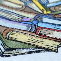 Book Heart Stack