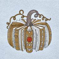 Book Stack Pumpkin