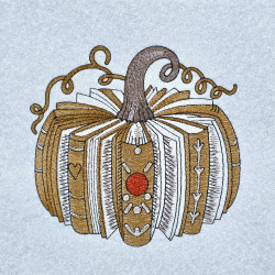 Book Stack Pumpkin