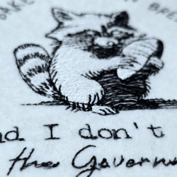 Bread Maker Raccoon Quote