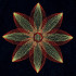 Bright Blending Geometric Flower