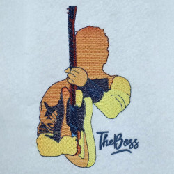 Bruce Springsteen The Boss With Guitar