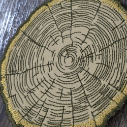 Burnt Wood Slice ITH Coaster