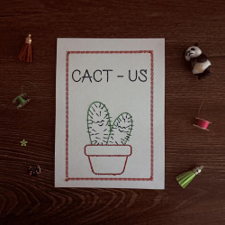 Cactus Friends Fun Cardstock