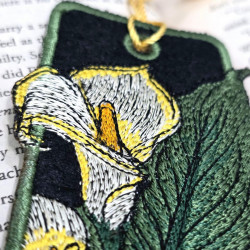 Calla Lily ITH Bookmark