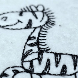 Cartoonic Zebra Outline