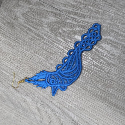 Celtic Crested Bird FSL Earring
