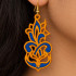 Celtic Fleur-de-Lis Knot FSL Earring