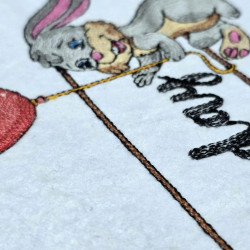Cheerful Bunny With Balloon Thursday